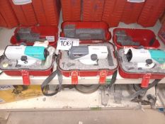 LOT OF (3) LEVELS FOR SURVEYING EQUIPMENT