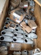 LOT OF (1082) PIECES OF MISCELLANEOUS ELECTRICAL MATERIAL