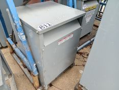 LOT OF (2) DRY DISTRIBUTION TRANSFORMERS