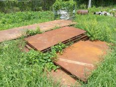 LOT OF APPROXIMATELY (159) M2 OF CARBON STEEL PLATE