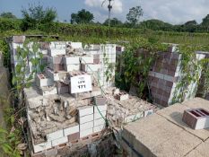 LOT OF (6600) APPROXIMATELY VITRIFIED BLOCK PIECES