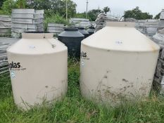 LOT OF (2) WATER TANKS