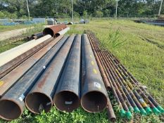 LOT OF APPROXIMATELY (285) METERS OF CARBON STEEL PIPE