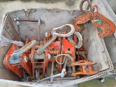 LOT OF (7) LIFTING CLAWS