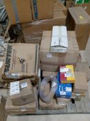 LOT OF APPROXIMATELY (1750) PIECES OF VARIOUS MATERIALS