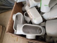 LOT OF (104) JUNCTION AND CONNECTION BOXES, 2 AND 2 1/2