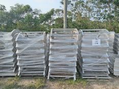 LOT OF (APPROXIMATELY 780) PCS ACCESSORIES FOR INSTALLATIONS IN ALUMINUM
