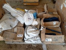 LOT OF APPROXIMATELY (1630) PIECES OF STUDS AND NUTS