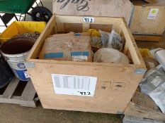 LOT OF APPROXIMATELY (1,229) PIECES OF VARIOUS MATERIALS