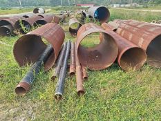 LOT OF APPROXIMATELY (55) METERS OF CARBON STEEL PIPE PIECES