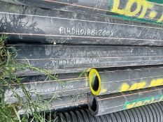 LOT OF (15) MTS OF HDPE SDR7 PE D3350 8