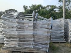 LOT OF (656) PIECES OF ALUMINUM GUTTERS