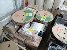 LOT OF (266) PIECES OF TUBE SUPPORT, STAINLESS STEEL