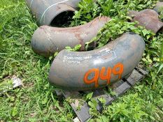 LOT OF (9) CARBON STEEL ELBOWS