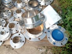 LOT OF (26) PIECES OF STAINLESS STEEL FLANGES
