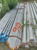 LOT OF APPROXIMATELY (694) MTS OF GALVANIZED PIPE