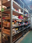 LOT OF APPROXIMATELY (551 PCS.) OF MATERIALS AND SPARE PARTS FOR LAYING EQUIPMENT