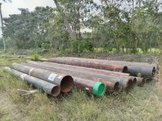 LOT OF APPROXIMATELY 109 METERS OF CARBON STEEL PIPE