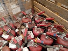 LOT OF (72) PQS FIRE EXTINGUISHERS CLASS ABC CAPACITY 6 KG