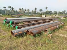 LOT OF APPROXIMATELY (89) METERS OF CARBON STEEL PIPE