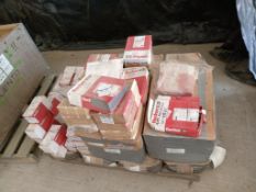 LOT OF (7738) PIECES OF GALVANIZED ANCHORS AND SCREWS