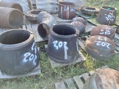 LOT OF (9) WPB A234 WELDABLE CONNECTION PCS