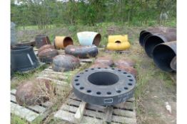 LOT OF (17) PCS OF WELDABLE CARBON STEEL CONNECTIONS