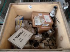 LOT OF (696) PIECES OF PIPE CONNECTIONS