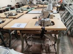 LOT OF (2) 4-THREAD OVERLOCK SEWING MACHINES