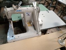 LOT OF (2) DOUBLE CHAINSTICH SEWING MACHINES