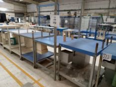 LOT OF FURNITURE FOR PLANT WORK