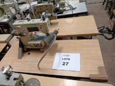 LOT OF (2) CYLINDERBED SEWING MACHINES