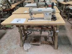 LOT OF (3) ATRAIGHT SEWING MACHINES