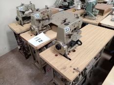 LOT OF (3) CYLINDERBED SEWING MACHINES