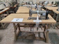 LOT OF (3) ATRAIGHT SEWING MACHINES