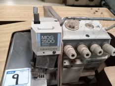 LOT OF (2) 4-THREAD OVERLOCK SEWING MACHINES
