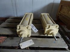 (2) Linear Cylinders: CYLINDER, ACTUATING LINEAR: AIR, UNITED CONVEYOR #3-4401-78 - (FREE LOADING -