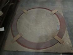 (2) Copper and Iron Partition Covers for Yuba Heater: Consisting of: (1) SOLID ANNEALED COPPER Parti