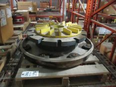 Recirculating Pump Head: IMPELLER, PUMP: WARMAN PUMP #SL35028R08, WITH SUCTION SIDE PLATE, PUMP: HIG