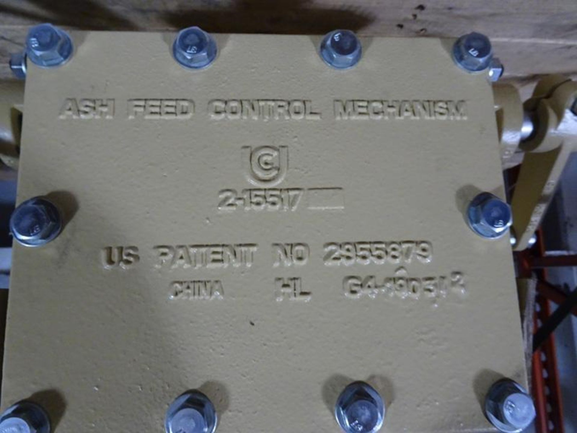 Ash Diffuser Feeder: FEEDER: FLY ASH DIFFUSER, 12" X 6", 2.5" AC, RH, DURITE, SAV, UNITED CONVEYOR # - Image 3 of 3