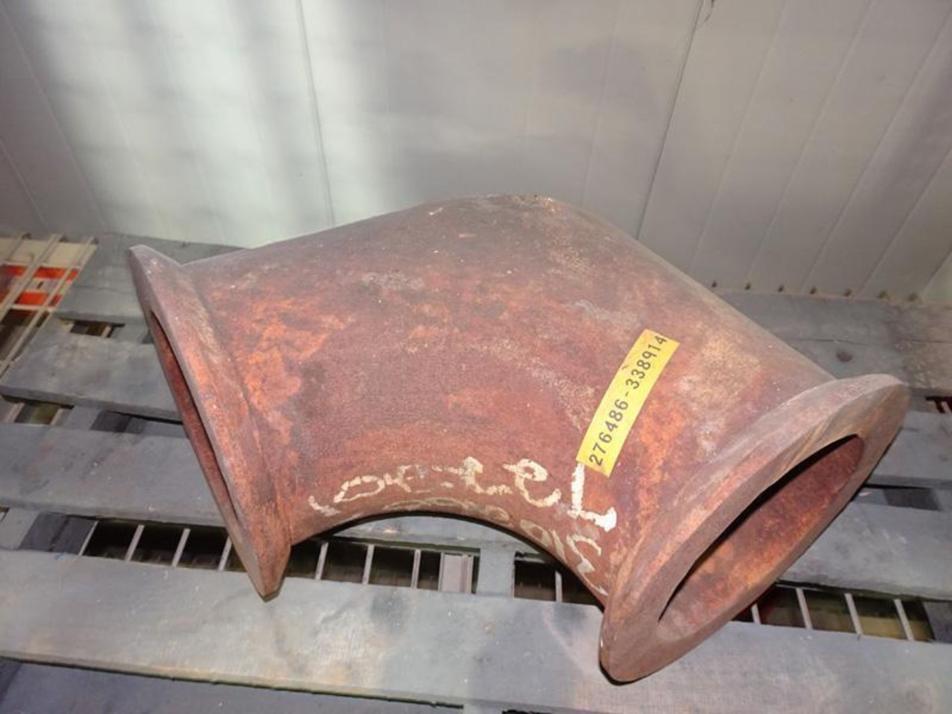 Steel Pipe Coupling: ELBOW, PIPE: 8", 90 DEG, FLANGE, UNITED CONVEYOR #2-171021 - (FREE LOADING - lo