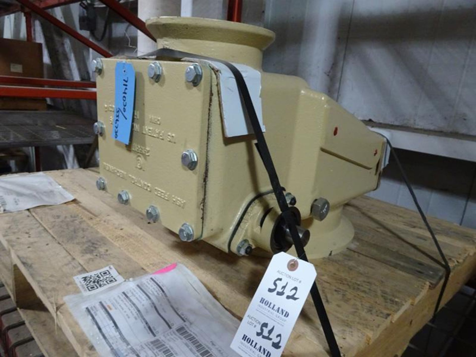 Ash Diffuser Feeder: FEEDER: FLY ASH DIFFUSER, 12" X 6", 2.5" AC, RH, DURITE, SAV, UNITED CONVEYOR #