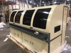 2019 APM Shenzhen APM Print S104M 3/C UV screen printer for bottles and cans, CCD registration, UV L