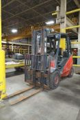 2006 5,000 Pound Linde H25T Forklift Pneumatic Tires