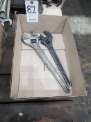 Two crescent wrenches