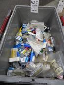 Crate of misc. drill bits and carbide inserts