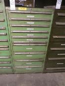 Lista 10 drawer cabinet plus contents of face cutters