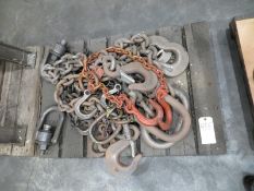 Lifting chains and swivel bolts