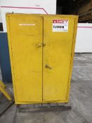 Flammable storage cabinet, empty