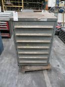 Seven drawer modular cabinet, empty